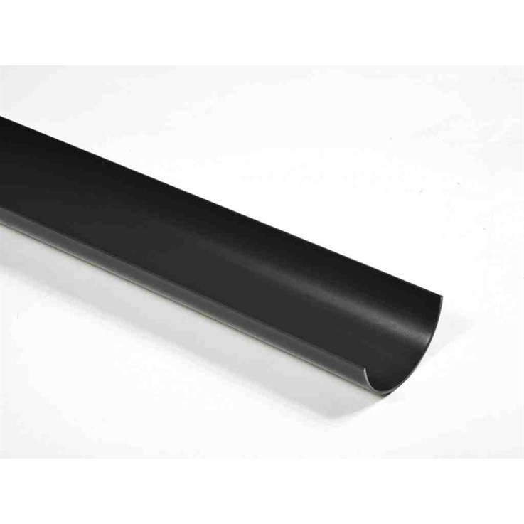 Half Round 112mm Gutter Black X 2M RR100